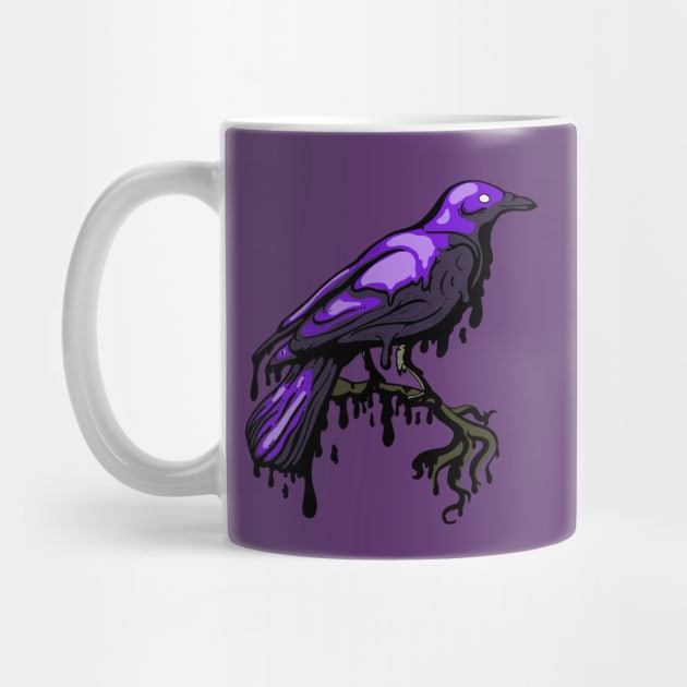 Melting Crow by itsgoodjunk